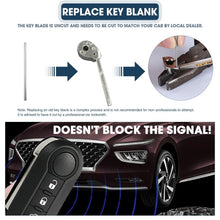 Carica l'immagine nel visualizzatore di Gallery, Guscio Chiave Auto Compatibile con Fiat 500L 500C 500 Ducato Doblo Grande Punto Evo Panda Bravo Lancia Delta Fiorino Qub