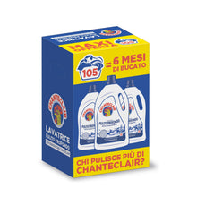 Carica l'immagine nel visualizzatore di Gallery, Chanteclair - Detersivo Lavatrice Pulito Profondo 3x1575ml