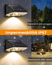 Carica l'immagine nel visualizzatore di Gallery, Luci da Esterno Giardino 8 Pezzi Lampade Solari da Giardino Bianco Caldo Luce Solare LED Impermeabile Creando un'atmosfe