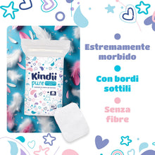 Carica l'immagine nel visualizzatore di Gallery, Kindii Pure Quadrotti neonato grandi, 100% cotone, 60 pezzi