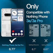 Carica l'immagine nel visualizzatore di Gallery, JETech Pellicola Protettiva per Nothing Phone 3a/3a Pro, 3 Pezzi