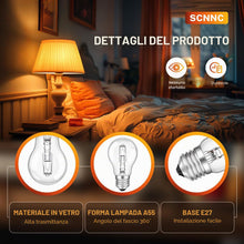 Carica l'immagine nel visualizzatore di Gallery, SCNNC Ampoules LED E27, 5 Pezzi