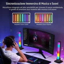 Carica l'immagine nel visualizzatore di Gallery, Barra LED Gaming, RGB Lampada Gaming, Pack da 2