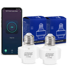 Carica l'immagine nel visualizzatore di Gallery, QIACHIP Adattatore Portalampada Wifi per Lampadine E27