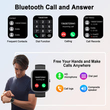 Carica l&#39;immagine nel visualizzatore di Gallery, Smartwatch Uomo Donna, 1.91&quot; Orologio Smartwatch con Effettua/Risposta Chiamate, 110+ Sportive Smart Watch, Contapassi, 24H Sonno/Cardiofrequenzimetro, Impermeabil IP68 Fitness Tracker per Android iOS