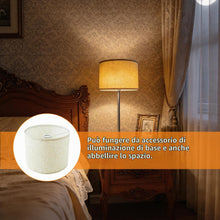 Carica l'immagine nel visualizzatore di Gallery, Paralume in Tessuto,Paralume Abat Jour Lampada da Tavolo Lampadario Lampada da Terra,Rimovibile Paralumi E27 E14,Shade p