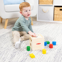 Carica l&#39;immagine nel visualizzatore di Gallery, Melissa &amp; Doug Cubo Incastri con Forme Geometriche, legno, Giochi bambini 2 anni Montessori, Regalo Giocattoli 3 - 4 anni