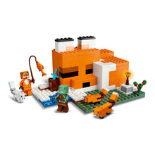 Carica l&#39;immagine nel visualizzatore di Gallery, LEGO Minecraft Il Capanno della Volpe, Mattoncini da Costruzione, Set con Zombie e Animali, Giochi per Bambino e Bambina da 8 Anni, Idee Regalo 21178