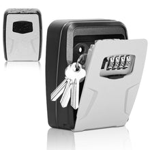 Carica l'immagine nel visualizzatore di Gallery, Cassetta Chiavi con Codice a 4 Cifre, Cassetta Portachiavi da Parete di Sicurezza, Grande Key Box da Esterno, Locker Chi