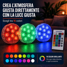 Carica l'immagine nel visualizzatore di Gallery, Grundig Faretto senza fili, set di 3 pezzi, faretto a LED con telecomando, illuminazione RGB con cambio di colore, faret