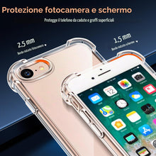 Carica l'immagine nel visualizzatore di Gallery, iVoler Anti Ingiallimento Chiaro Cover per iPhone SE 2022/2020 (3. / 2. Generazione) / iPhone 8 7 6S 6, Custodia Antiurt
