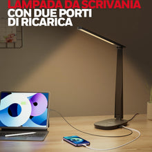 Carica l'immagine nel visualizzatore di Gallery, Honeywell HWT-H2 Sunturalux Lampada da Scrivania LED con Protezione Degli Occhi, 3 Modalità di Illuminazione (Nero)