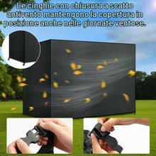 Carica l'immagine nel visualizzatore di Gallery, AOOWU Copertura per Dondolo da Giardino, 3 Posti Copertura Altalena Impermeabile, Antivento Antipolvere, Tessuto Oxford 