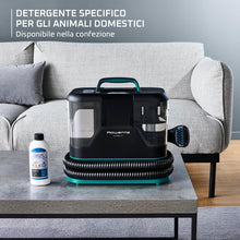 Carica l'immagine nel visualizzatore di Gallery, Rowenta Clean It, Lavatappeti Portatile, Blu, IN5020