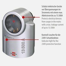 Carica l'immagine nel visualizzatore di Gallery, Brennenstuhl PRIMERA-Line, Adattatore di corrente con protezione da sovratensioni (Adattatore come protezione per appare