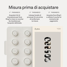 Carica l'immagine nel visualizzatore di Gallery, Oura Ring 5 Kit di misurazione - Misura la taglia prima dell'acquisto - Misure personalizzate, non standard - Rimborso g
