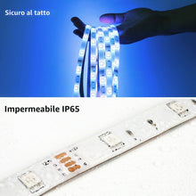 Carica l'immagine nel visualizzatore di Gallery, Lepro Striscia LED RGB Smart 5M Impermeabile, Strisce LED da Esterno WiFi con Telecomando e Controller, Compatibile con 
