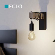 Carica l'immagine nel visualizzatore di Gallery, Eglo Lampada da parete Townshend, plafoniera vintage a uno punto