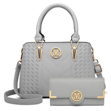 Carica l'immagine nel visualizzatore di Gallery, Miss Lulu Borsa Mano Donna Elegante, Borse Università Tracolla Regolabile, PU Pelle Impermeabile, Molte Tasche Scomparti, Tote Bag Borsetta Grande Lavoro