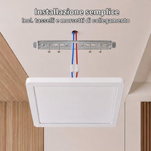 Carica l'immagine nel visualizzatore di Gallery, LQWELL® Plafoniera Lampada da soffitto a LED, Lampada da bagno impermeabile IP44 Rotonda Piatta 23W 4000K 2600LM Sottile