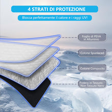 Carica l'immagine nel visualizzatore di Gallery, Parasole Auto Parabrezza, Anti UV Antifurto, con 5 Magnetica e Borsa Adatto per Maggior Parte delle Auto 193x126 cm