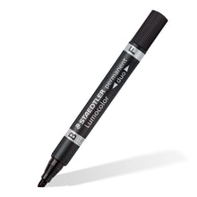 Carica l'immagine nel visualizzatore di Gallery, Staedtler Lumocolor - Pennarello Indelebile Nero Ricaricabile, Pennarelli Doppia Punta per Tutte le Superfici, Pennarelli Punta Grossa e Punta Fine ad Asciugatura Rapida, Cancelleria Scuola e Ufficio