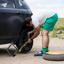 Carica l'immagine nel visualizzatore di Gallery, Cric per Auto 2T, Crick Auto epoca, Martinetto per Auto con Chiave a Cricchetto, Cric Voiture Electrique, Ponte Sollevatore Auto, Cric Auto Professionale, per Auto, Camion, Berline, Furgoni