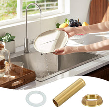 Carica l'immagine nel visualizzatore di Gallery, 150 × 31.5 mm Tubo Filettato Rubinetto, Acciaio Inox Prolunga per Tubo Filettato, Raccordi per Rubinetteria, Riparazione