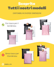 Carica l'immagine nel visualizzatore di Gallery, EMBALLAX - 30 Buste per Spedizioni Vinted CON TASCA PER BOLLETTINO - Taglie S/M/L - NON TRANSPARENTI/ULTRA-RESISTENTI - 