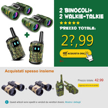 Carica l'immagine nel visualizzatore di Gallery, Dislocati Giochi Bambino 3-9 Anni Maschio, Walkie-talkie Bambini Regalo Bambino 3-9 Anni Binocolo Bambini Giochi da Giar