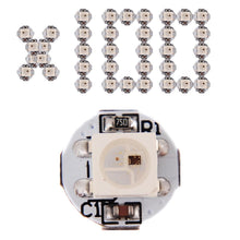 Carica l'immagine nel visualizzatore di Gallery, WS2812B ECO RGB 5050 - 100 fili con dissipatore di calore PCB (10 mm x 3 mm) SMD LED bianco