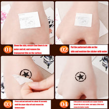 Carica l&#39;immagine nel visualizzatore di Gallery, Tatuaggi Temporanei di Halloween per Bambini, 10 Fogli, Adesivo Luminoso, Decorazione Impermeabile