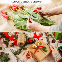 Carica l'immagine nel visualizzatore di Gallery, ANSIO Spago di Iuta biodegradabile da Giardino, 101 m, 3 Strati, Spessore 2 mm, Corda di Iuta per Decorazione, Giardino,