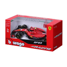 Carica l'immagine nel visualizzatore di Gallery, BBURAGO - Ferrari SF-23 Charles Leclerc #16 2023 - Modellino Realistico Auto in Scala 1:43, Guidata da Charles Leclerc, Licenza Ufficiale Ferrari, Età consigliata 3+ Anni