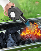 Carica l'immagine nel visualizzatore di Gallery, Ventilatore radiale regolabile 12 V con uscita d'aria: ventilatore a turbina 220 V, ventola per campeggio, barbecue, ven