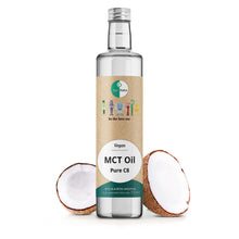 Carica l'immagine nel visualizzatore di Gallery, Go-Keto MCT Oil C8, 500ml | Olio MCT C8, 100% olio di cocco, senza olio di palma | perfetto per dieta chetogenica | crema di caffè cheto, per bulletproof coffee o frullato cheto | vegano