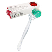 Carica l'immagine nel visualizzatore di Gallery, Aufgeld AG192 Dermaroller 0.5mm con micro-aghi in titanio per la cura della pelle, per le rughe del viso, perdita di capelli, smagliature, ricrescita dei capelli, kit per microneedling