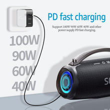 Carica l'immagine nel visualizzatore di Gallery, DSD TECH MagicConn SH-CP12A Cavo di alimentazione da USB Tipo C PD a DC(55x25)-12V