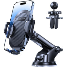 Carica l'immagine nel visualizzatore di Gallery, Miracase Porta Cellulare Auto, [Livello Militare Aspirazione Affidabile] Supproto Telefono Auto Universale, Per il Cruscotto &amp; Bocchette di Aerazione E Parabrezza Adatto a Tutti Smartphone