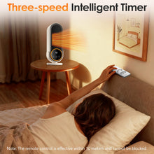 Carica l'immagine nel visualizzatore di Gallery, Journeyside Termoventilatore Ceramica,Stufetta Elettrica con 2 Impostazioni Temperatura,Termoventilatore Energetico Timer da 30/60/90Mins,Doppie Sicurezza,Riscaldatore Energetico per Ufficio e Camera