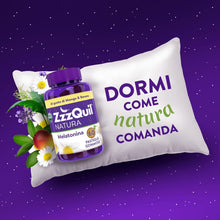 Carica l'immagine nel visualizzatore di Gallery, ZzzQuil Natura Melatonina Integratore per Dormire, Gusto Mango e Banana, Con Valeriana, Camomilla, Vitamina B6 e Estratti alle Erbe, 72 Gommose