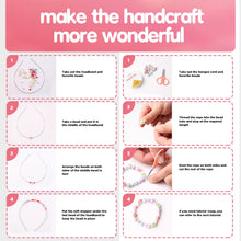 Carica l'immagine nel visualizzatore di Gallery, Elekin Bambini Perline, 800+ Set di Perline Fai Da Te per Bambini, Braccialetti Fai Da Te, Collane, Perline per Bracciale, Kit per la Creazione di Gioielli Colorati