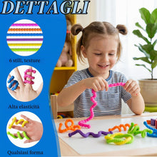 Carica l'immagine nel visualizzatore di Gallery, HORREX 6 Pezzi Fidget Toys on Design Testurizzato ADHD in Silicone