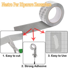 Carica l'immagine nel visualizzatore di Gallery, Annhao 50mm x 5 m Nastro Per Riparare Zanzariere Nastro Adesivo in Fibra di Vetro Per Finestre Insetto 2025 Patch Adesiv