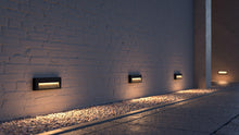 Carica l'immagine nel visualizzatore di Gallery, BENEITO FAURE Faretto Led segnapasso da parete a superficie Tween - 5W, Switch CCT, Illuminazione Interni ed Esterni, co