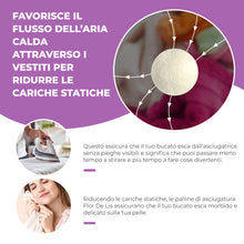 Carica l'immagine nel visualizzatore di Gallery, Novità Palline Per Asciugatrice di lana con olio al profumo di talco Esclusivo,L'unico Made In EU, Ammorbidente Biancher