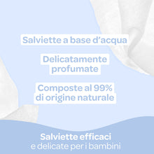 Carica l'immagine nel visualizzatore di Gallery, BIOLANE - Salviette neonato all’Acqua - 225 Salviettine (3x75) - Detergenti Delicate per Neonati - 99% Ingredienti di Or