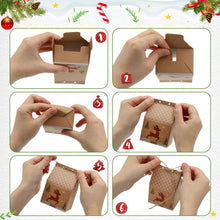 Carica l&#39;immagine nel visualizzatore di Gallery, Kesote Calendario Avvento Fai da Te, 24 Calendario Avvento da Riempire, Scatole Natalizie con 4 Diversi Disegni Scatole Regalo Natale