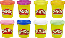 Carica l'immagine nel visualizzatore di Gallery, Play-Doh Pack de 8 Pots de Pâte à Modeler, Couleurs Arc-en-Ciel, 8 x 56 g, Activités Créatives pour Filles et Garçons dè