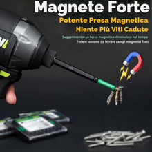 Carica l'immagine nel visualizzatore di Gallery, 10 Pezzi Inserti PH2 Antiscivolo 50mm Magnetici per Avvitatore